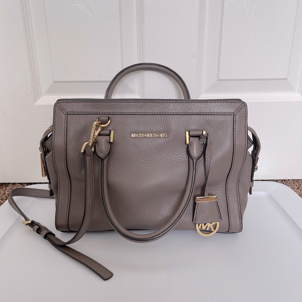 Michael Kors leather satchel
